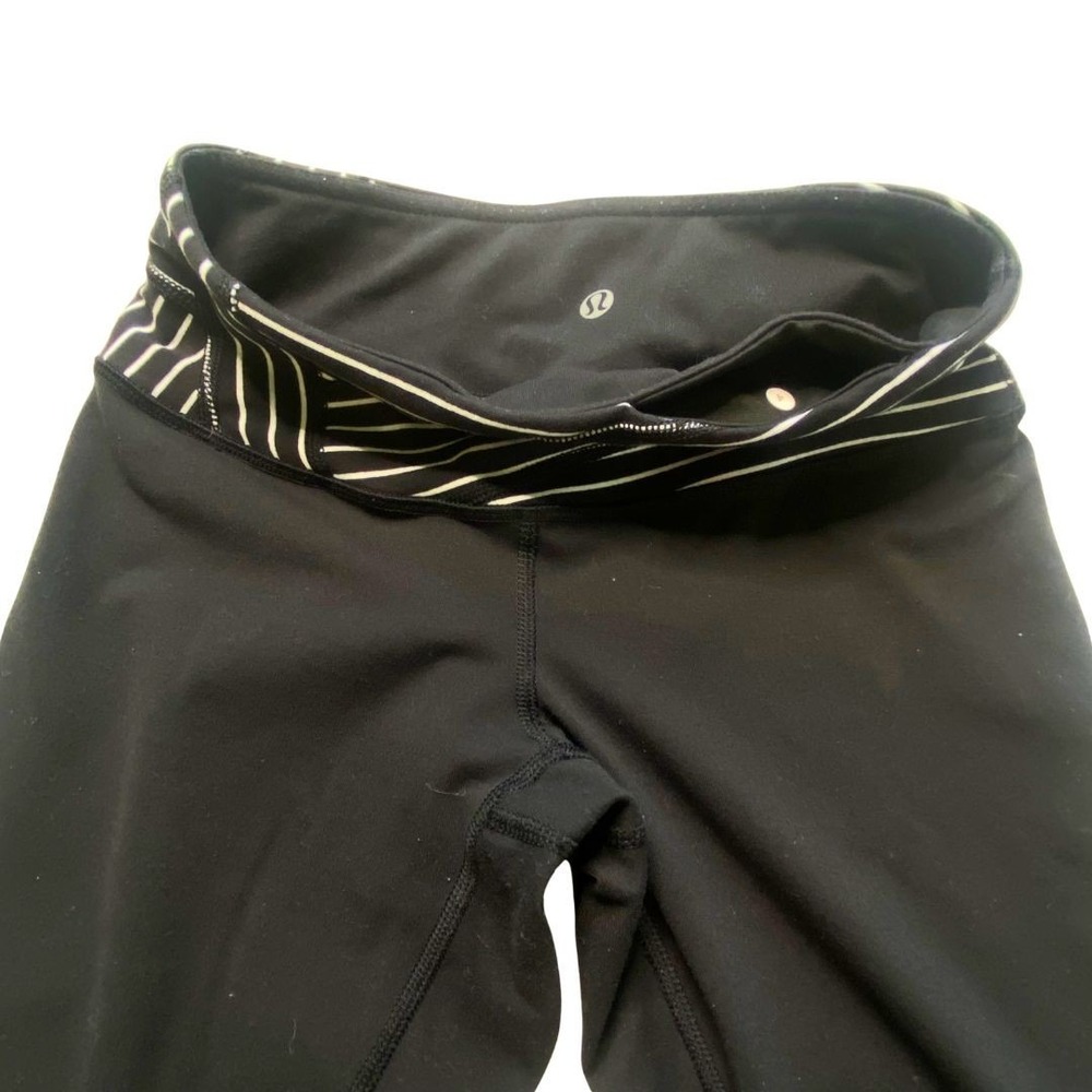 Lululemon Wunder Under Leggings Black 4 - Picture 4 of 4